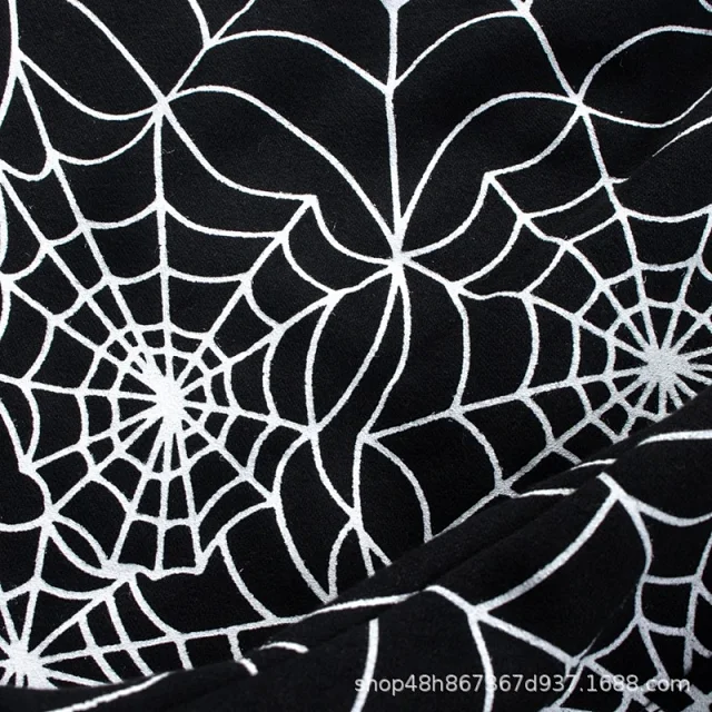 Sp5der Trousers Spiderweb Print Joggers product detail image 12