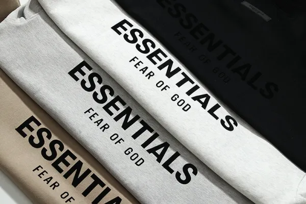 Fear of God Essentials Logo Sweatpants Beige - 22