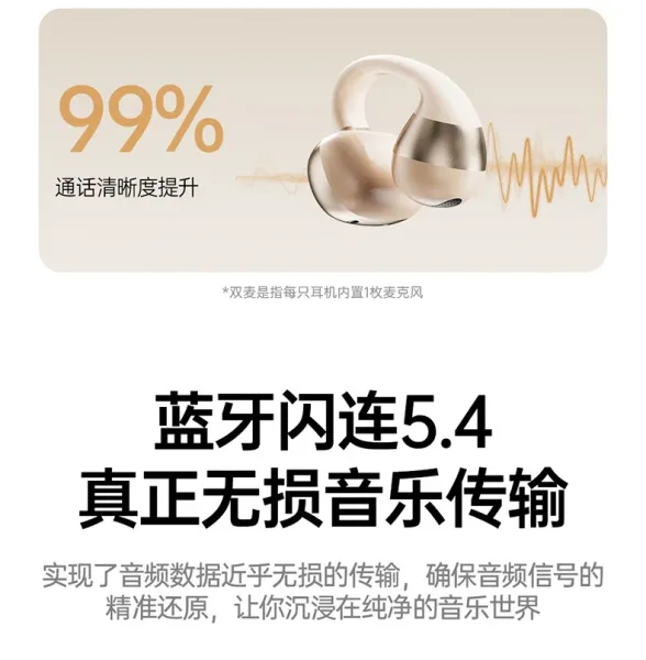 Design Starlight White Ear-Clip Earphones - 9