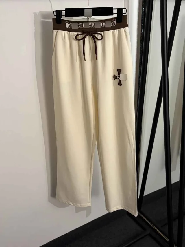 Unbranded Matching Sets Short-Sleeve T-Shirt and Drawstring Trousers Set with Cross Appliqué product detail image 5