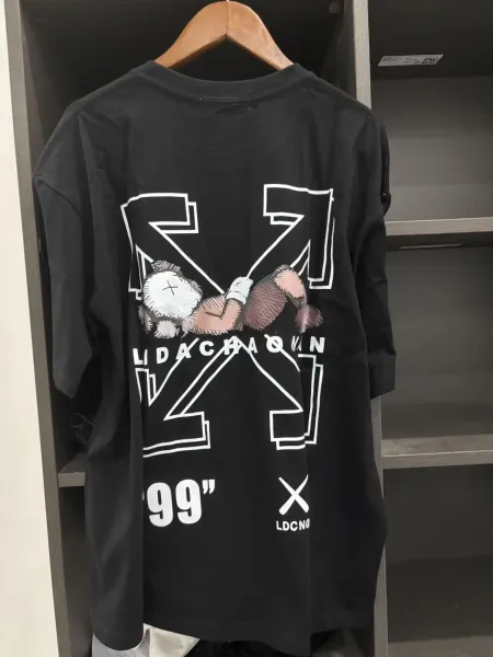 Off-White Logo Script White T-Shirt - 3