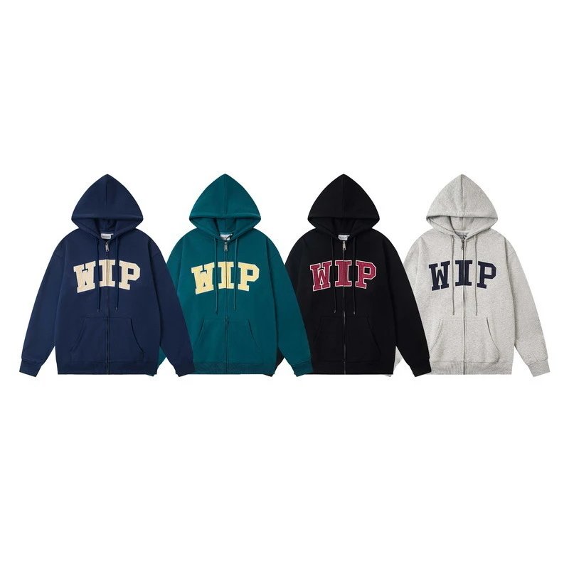 WIP Zip Hoodie Navy 