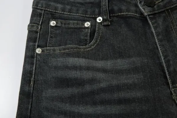 Stone Island Shadow Project Distressed Black Jeans - 11