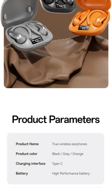 Design Open-Ear Wireless Earphones Black - 20