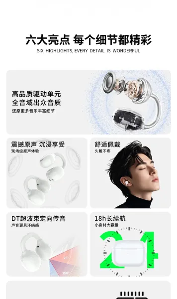 Design Denoise TWS Earbuds White Wireless Earphones Tws Earbuds - 4