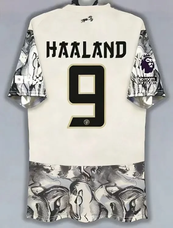 Puma Football Jerseys Cream graphic jersey with player name and number print product detail image 1
