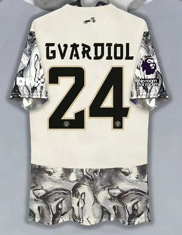 Puma Football Jerseys Cream graphic jersey with player name and number print product detail image 9