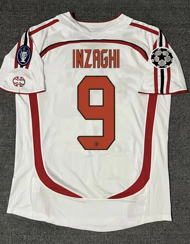 AC Milan Football Jerseys 2006–07 retro home/away player jersey product detail image 10