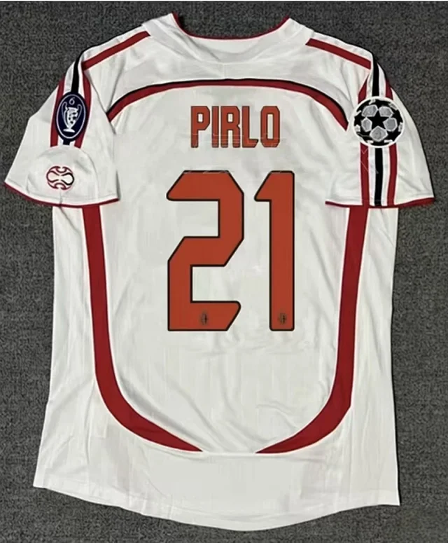 AC Milan Football Jerseys 2006–07 retro home/away player jersey product detail image 11