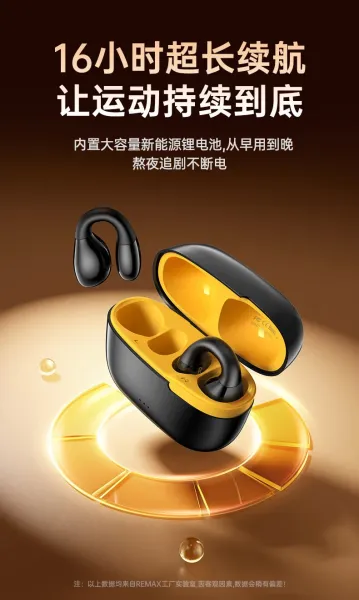 Design Open-Ear Wireless Earbuds White / Black Earphones - 10