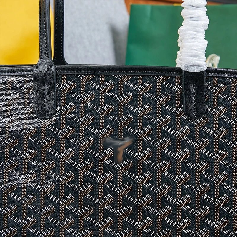 Goyard Saint Louis Tote Orange Coated Canvas Handbag Tote Bag - 7