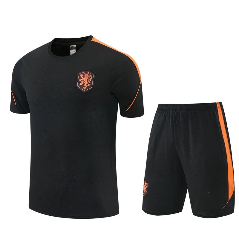 Spain National Football Team Jerseys Short-Sleeve Shirt and Shorts Set image 4
