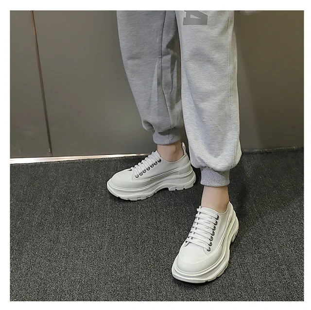Unbranded Sneakers Low-Top Canvas with Chunky Lug Sole product detail image 14