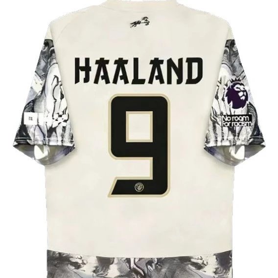 Puma Football Jerseys Cream graphic jersey with player name and number print image 5