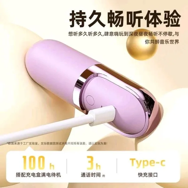 Design TWS Earbuds Sandstone Black Wireless Earphones - 19