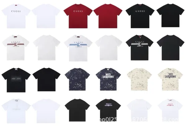 Gucci Logo Print Burgundy T-Shirt - 2