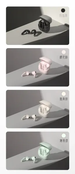 Design KC-T03 Sakura Pink Tws Earbuds - 4