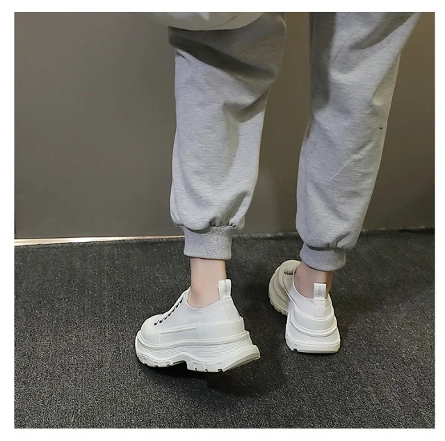 Unbranded Sneakers Low-Top Canvas with Chunky Lug Sole product detail image 17