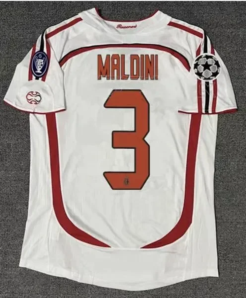 AC Milan Football Jerseys 2006–07 retro home/away player jersey product detail image 8