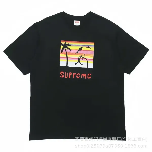 Supreme Gun Print Beige T-Shirt - 45