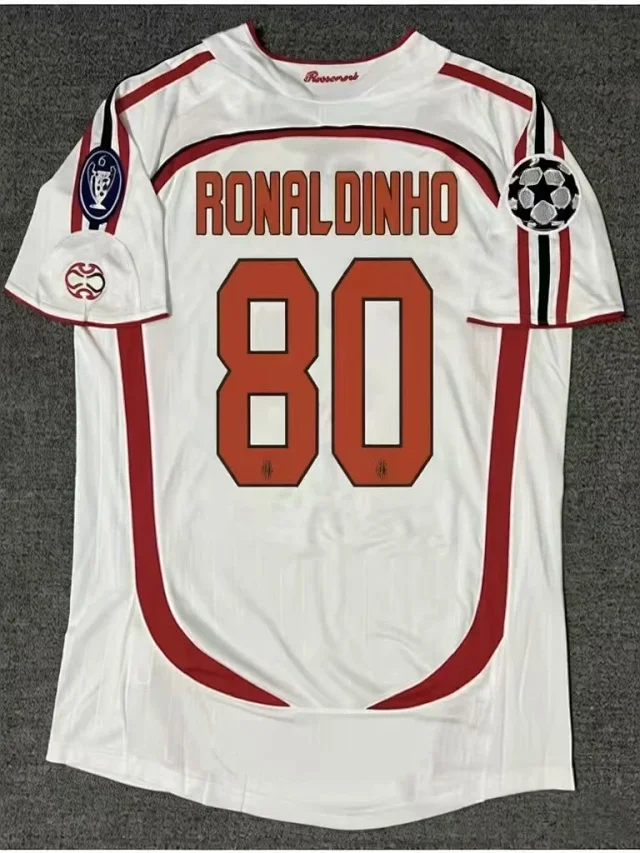 AC Milan Football Jerseys 2006–07 retro home/away player jersey product detail image 13