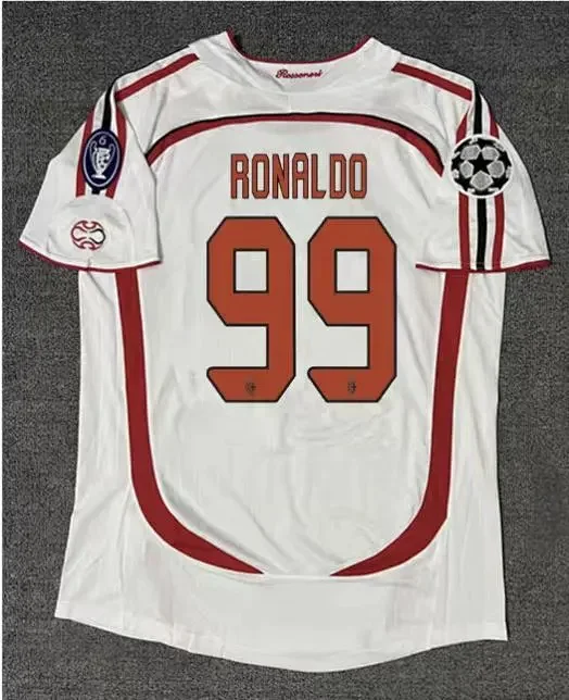 AC Milan Football Jerseys 2006–07 retro home/away player jersey product detail image 14