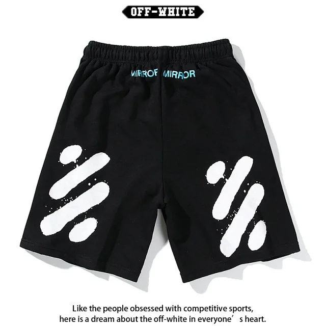 Off-White Shorts Drawstring graphic-print product detail image 10