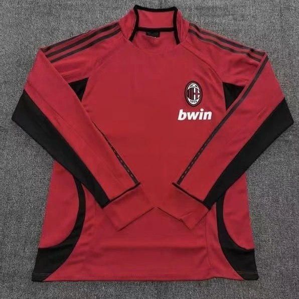 AC Milan Football Jerseys Retro long-sleeve training jersey image 2