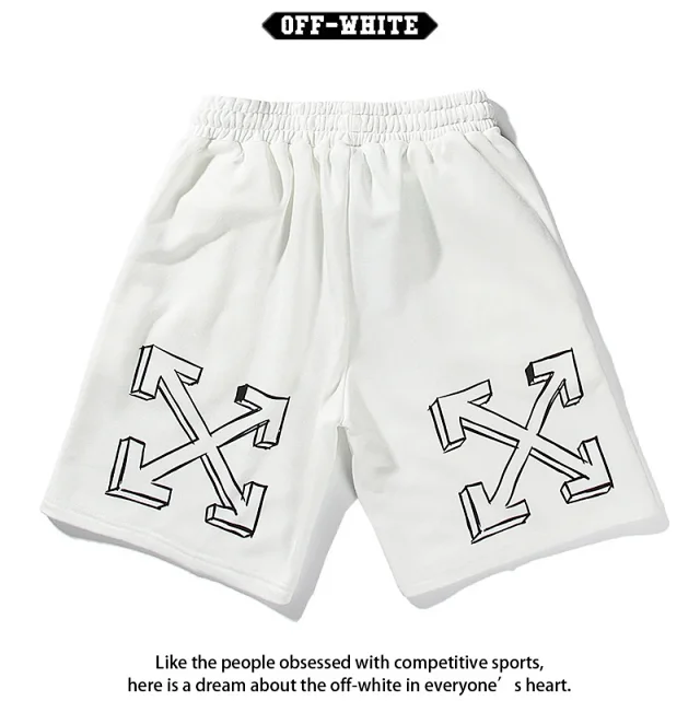 Off-White Shorts Drawstring graphic-print product detail image 18