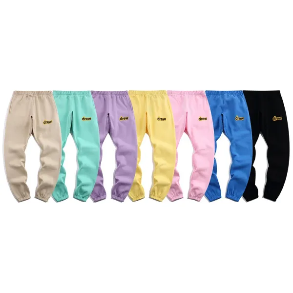 Drew House Logo Sweatpants Mint Green Sweatpants - 4