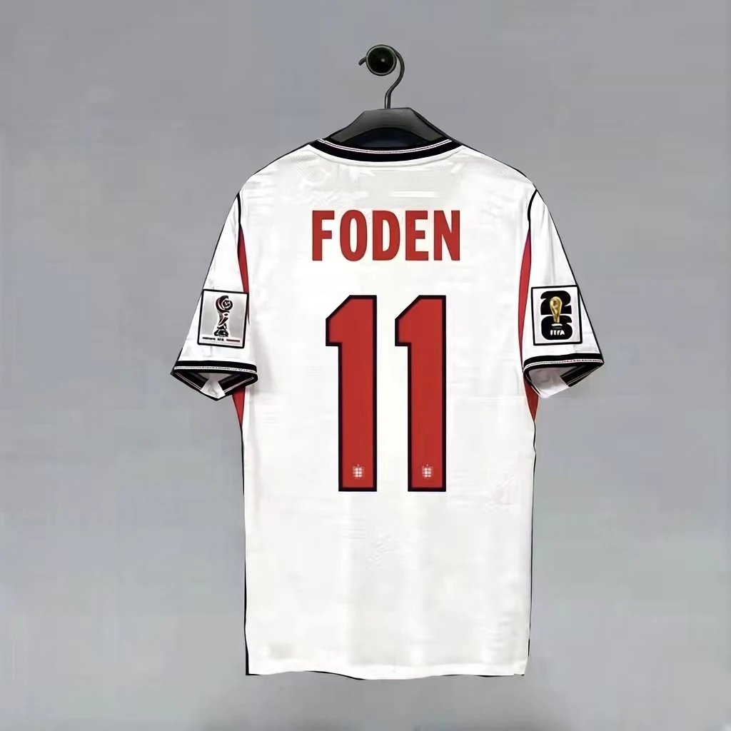 England Football Association 2006 World Cup Away Jersey White / Red