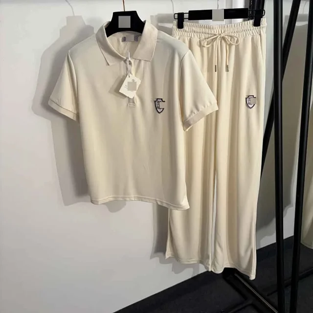 Unbranded Matching Sets Short-Sleeve Polo Shirt and Drawstring Trousers Set product detail image 2