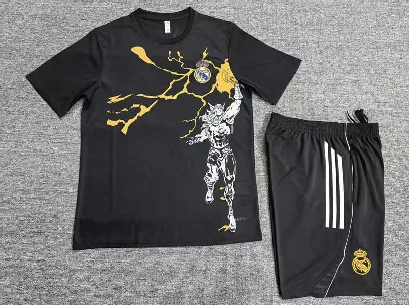 Real Madrid Matching Sets Short-Sleeve Football Jersey and Shorts Set — Real Madrid 8