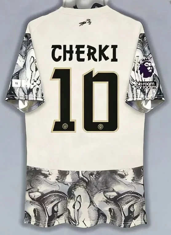 Puma Football Jerseys Cream graphic jersey with player name and number print product detail image 5