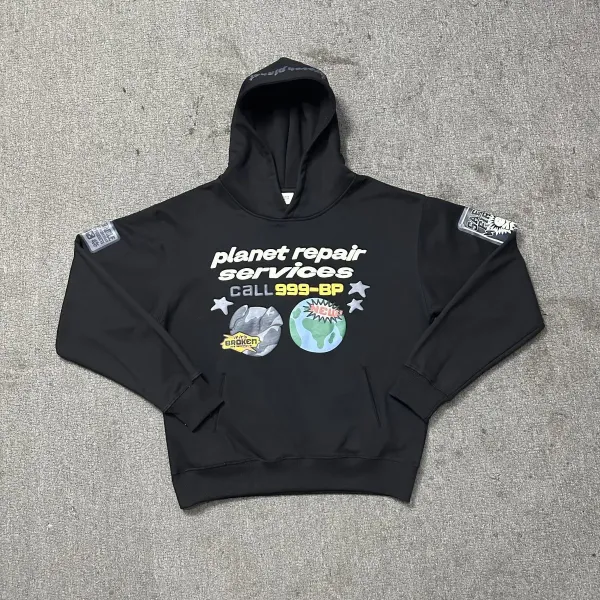 Broken Planet Logo Sweatpants Brown - 26