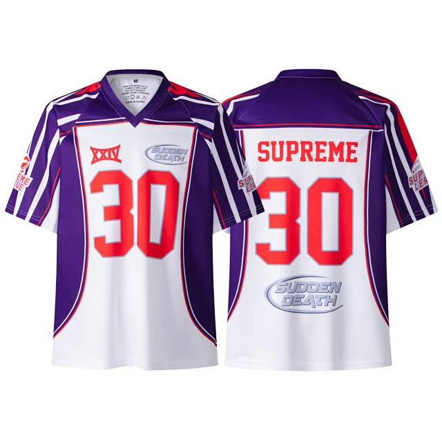 Supreme Football Jerseys Graphic numbered jersey product detail image 23