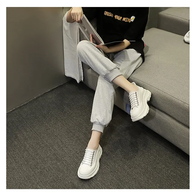 Unbranded Sneakers Low-Top Canvas with Chunky Lug Sole product detail image 15