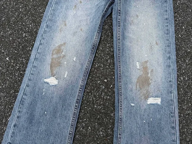 Purple Brand Jeans Distressed flared with frayed hems product detail image 21