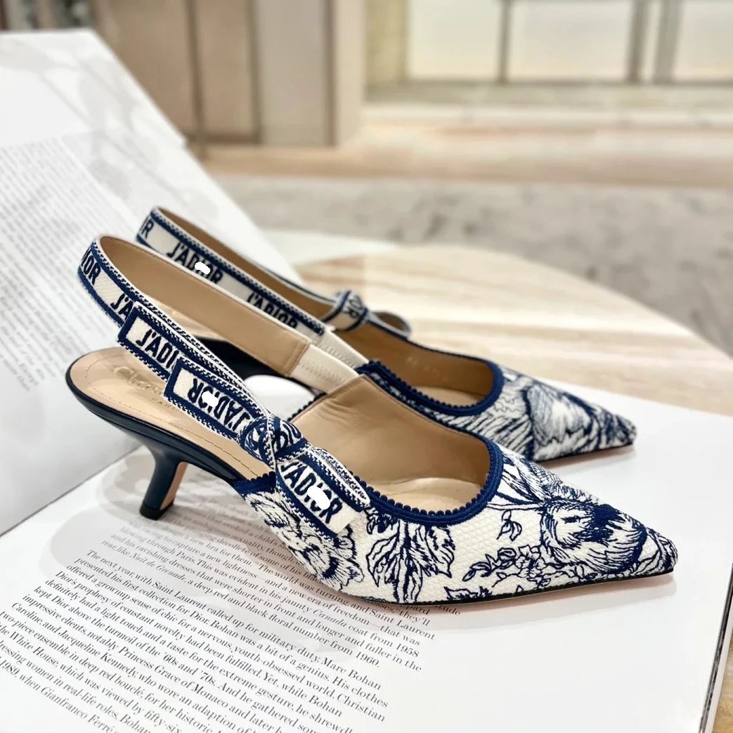 Dior Slingback White