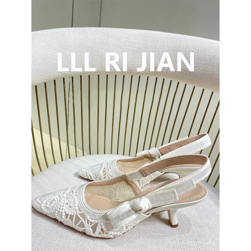 White [middle heel 6.5cm]]