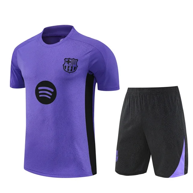 FC Barcelona Football Jerseys Short-Sleeve Jersey and Shorts Set product detail image 6