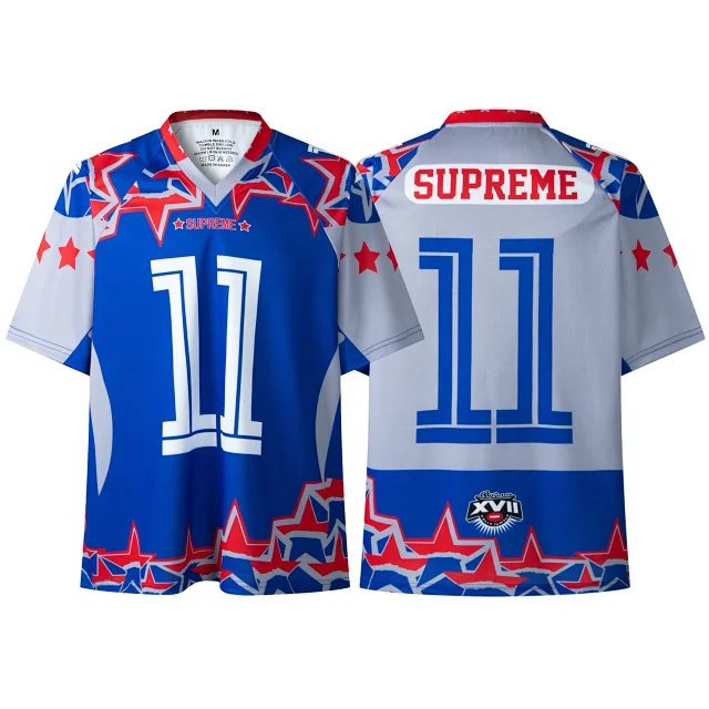 Supreme Football Jerseys Graphic numbered jersey product detail image 27