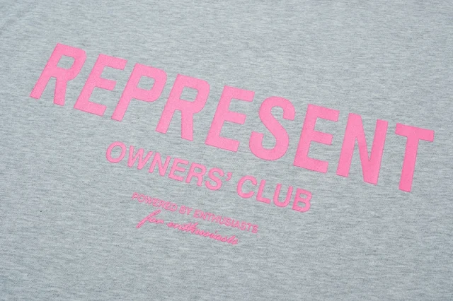 Represent T-Shirts Owners' Club Logo Print Oversized T-Shirt product detail image 9