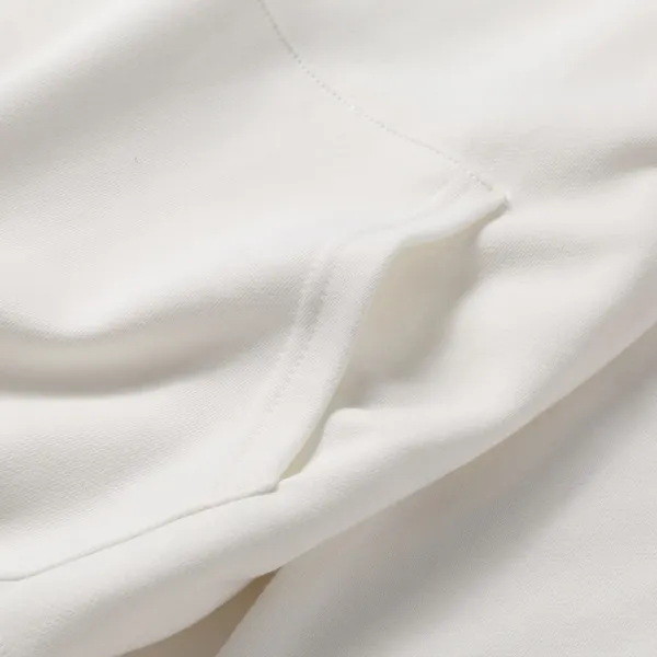 Fear of God Essentials Reflective Logo White Hoodie - 28