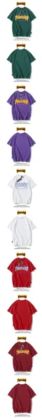 Thrasher Magazine Flame Logo Purple T-Shirt - 3