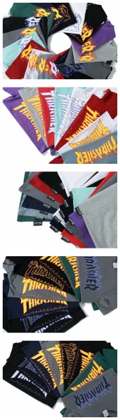 Thrasher Magazine Flame Logo Purple T-Shirt - 9