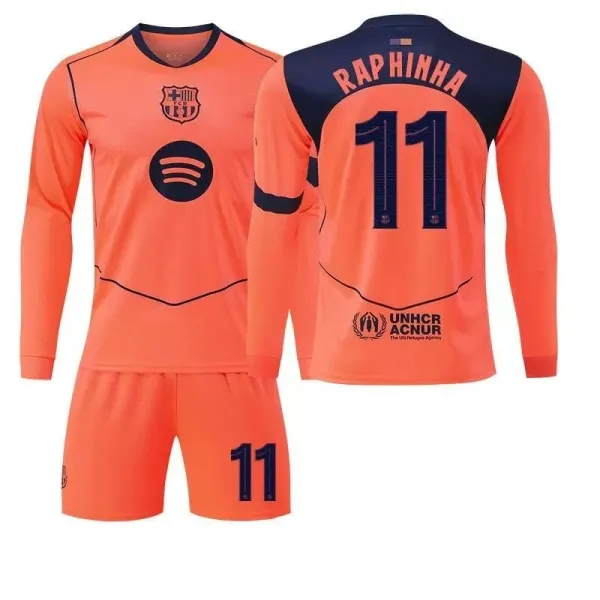 Real Madrid Mbappé #10 Home Kit White Long-Sleeve Jersey Set - 16