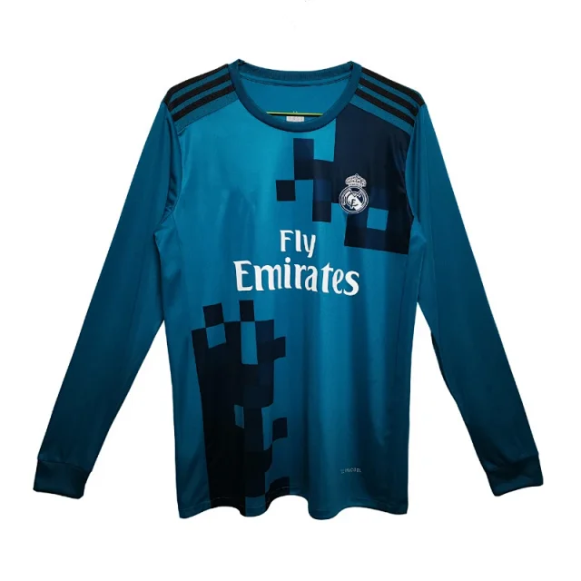Real Madrid Football Jerseys 2017-18 Away Retro Jersey product detail image 5