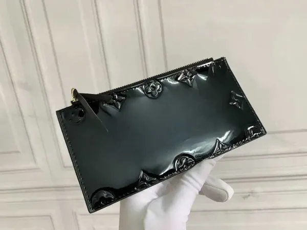 Louis Vuitton Monogram Vernis Pochette Métis Chain Bag Black - 12