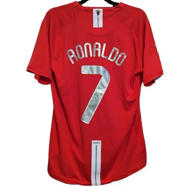 Manchester United Football Jerseys 2007–08 Ronaldo No. 7 Retro Jersey product detail image 2